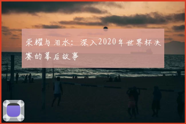 荣耀与泪水：深入2020年世界杯决赛的幕后故事